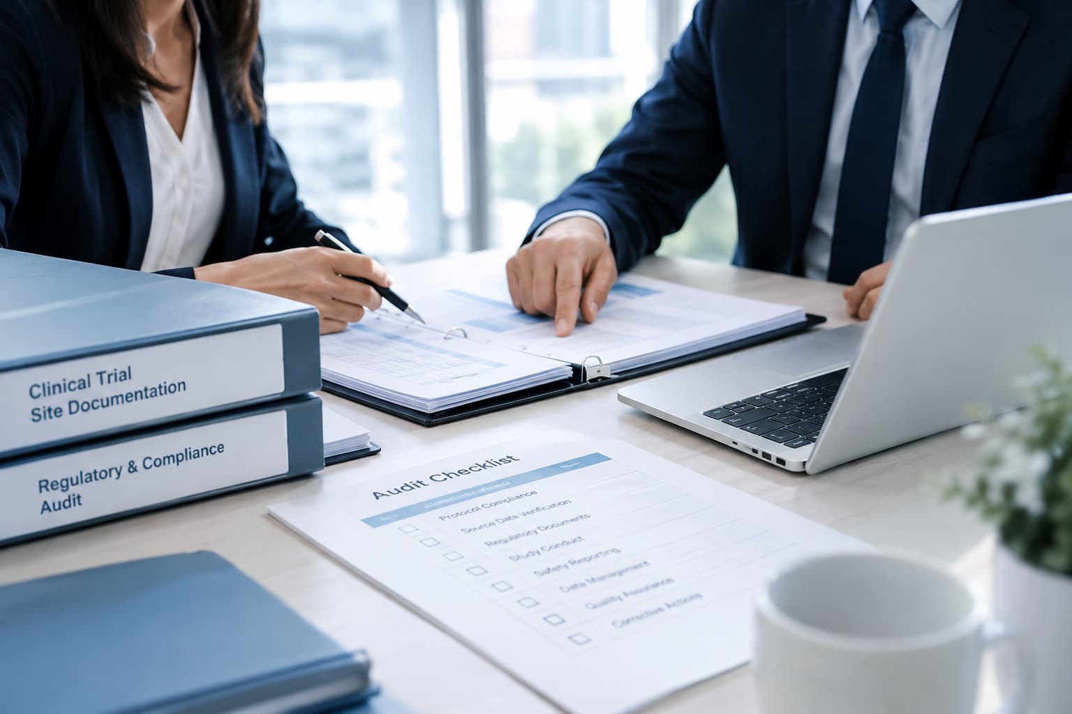Clinical trial audit documentation