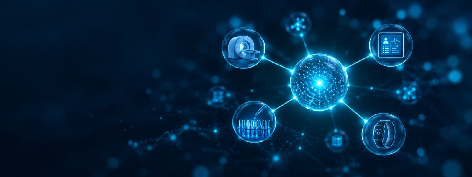 Digital health network iconography